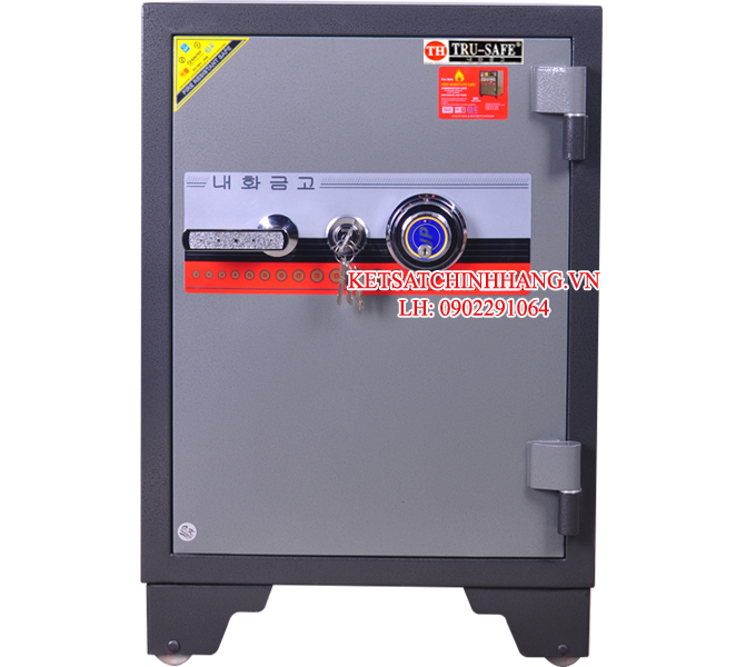 Hình ảnh Két sắt Hàn Quốc Trusafe KTS160 cơ đổi mã chống cháy0