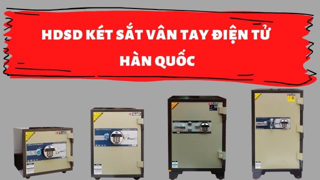Két sắt vân tay đẹp có hệ thống xác nhận vân tay có tính bảo mật cao