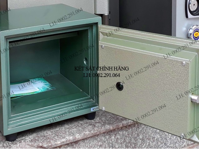 Két sắt Hòa Phát chống cháy có bản lề 3 cấp giúp két chống cháy hiệu quả