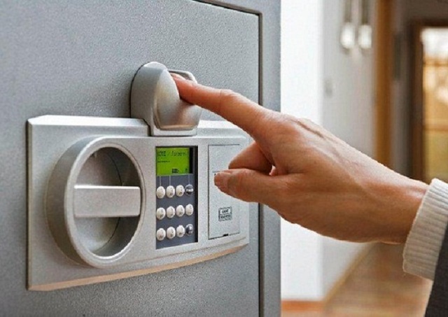 Sản phẩm két sắt điện tử vân tay có tính bảo mật cao