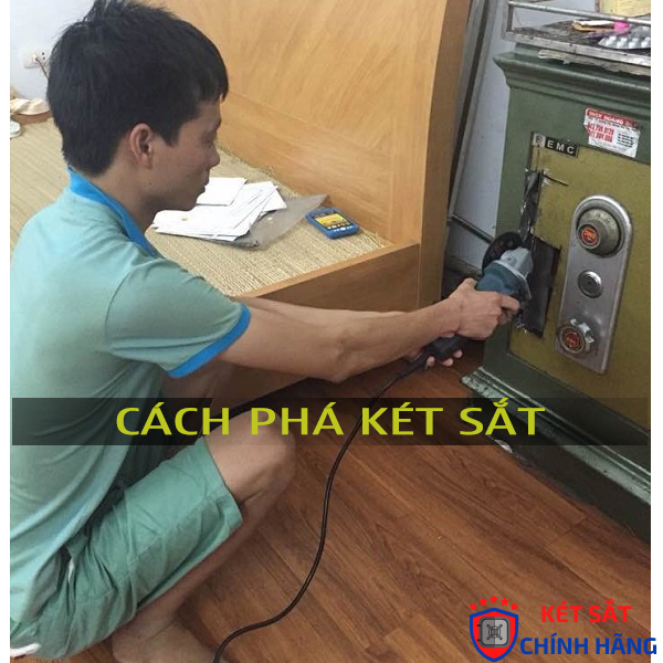 Phá két sắt dùng máy cắt