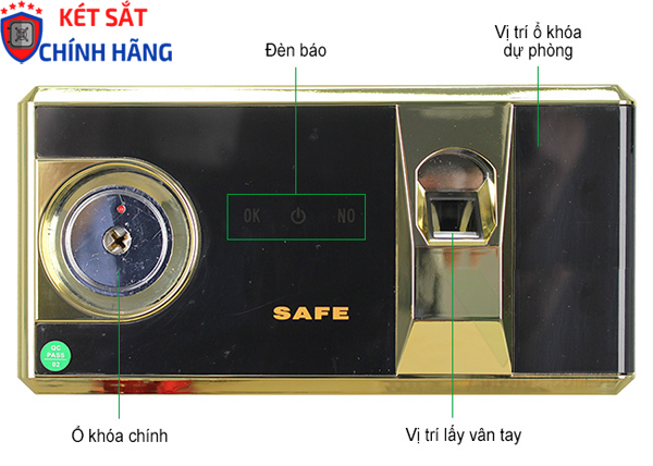 Cấu tạo két sắt vân tay Việt Tiệp