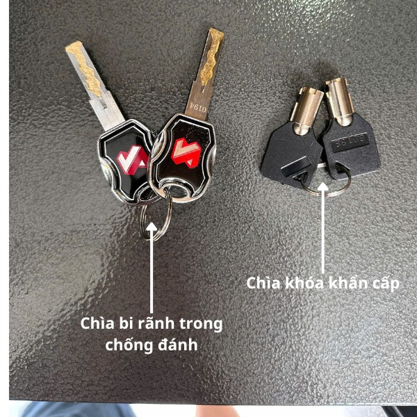 Chìa khóa két sắt Việt Tiệp chính hãng