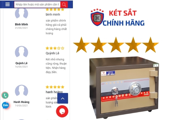 Két sắt mini Việt Tiệp chống cháy tốt - chống trộm an toàn 