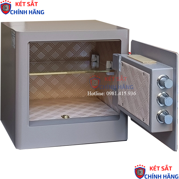 Két sắt Bofa ZB-35DJ vân tay nhập khẩu nội thất đẹp, bọc da cao cấp