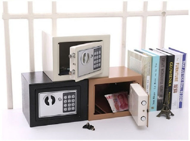 Két sắt mini điện tử thiết kế gọn gàng, sang trọng