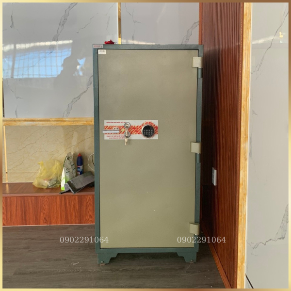 Thực tế lắp đặt két sắt ngân hàng to cỡ lớn BEMC K400E tại nhà khách hàng