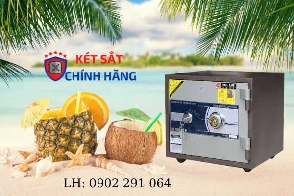 Két bạc mini chống cháy an toàn - chính hãng 