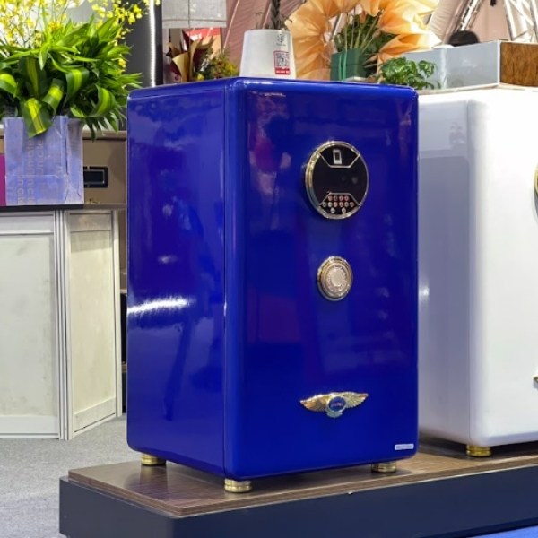 Két sắt thông minh nhập khẩu 80ALS màu xanh cao cấp kết nối điện thoại