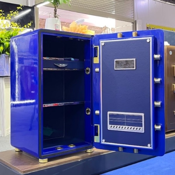 Nội thất két sắt nhập khẩu 80ALS màu xanh cao cấp