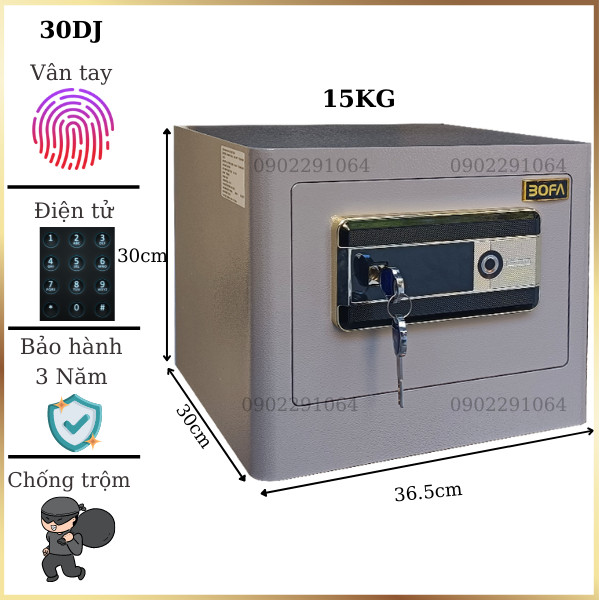 Két sắt Bofa ZB-30DJ vân tay nhập khẩu chính hãng