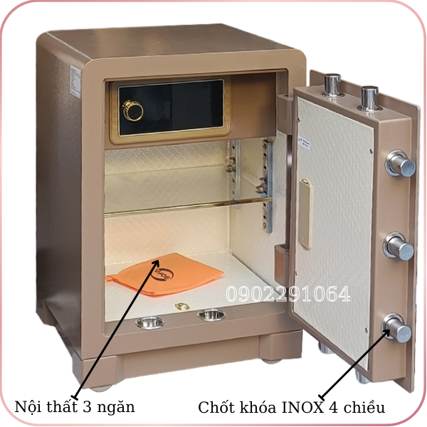 Hình ảnh Két sắt Bofa safe vân tay nhập khẩu cao cấp 70DY1