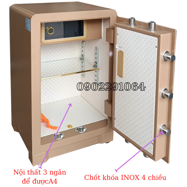 Két sắt Bofa safe vân tay nhập khẩu cao cấp 70DY có nội thất đẹp