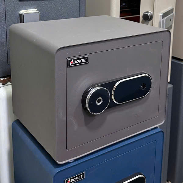 Két sắt Bokee BK30VT vân tay điện tử màu nâu