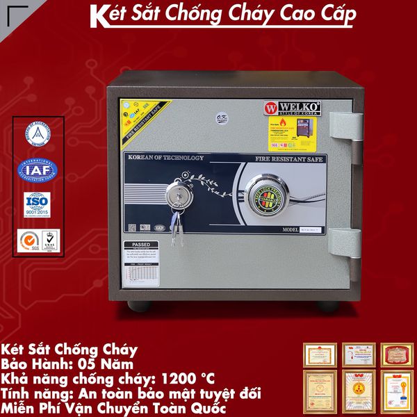 Két sắt mini chống cháy Hàn Quốc dòng két Welko