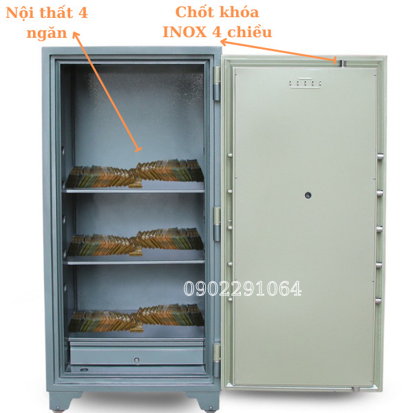 Hình ảnh Két sắt cao 1m6 Trusafe W1600DT điện tử Hàn Quốc cỡ lớn1