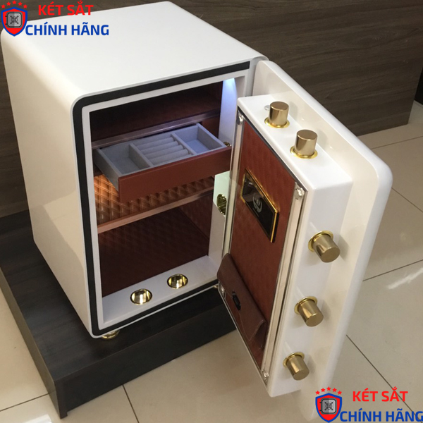 Hình ảnh Két sắt AifeiBao HK-A1D-70ALS màu trắng kết nối điện thoại1