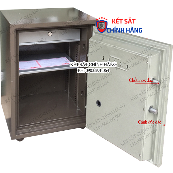 Hình ảnh Két Sắt chống cháy Trusafe  KTS68 khóa cơ đổi mã1