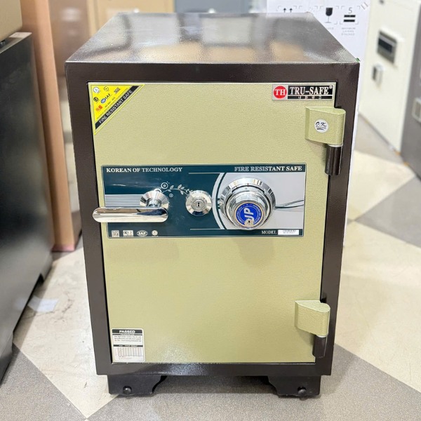 Hình ảnh Két sắt chống cháy trusafe TH100DM khóa cơ đổi mã cho gia đình văn phòng3