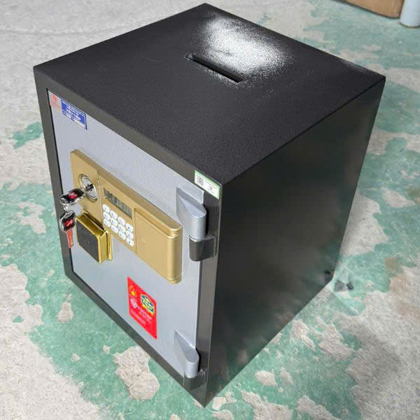 Hình ảnh Két sắt có khe bỏ tiền thu ngân KW58E CD lỗ mặt trước và trên nóc3