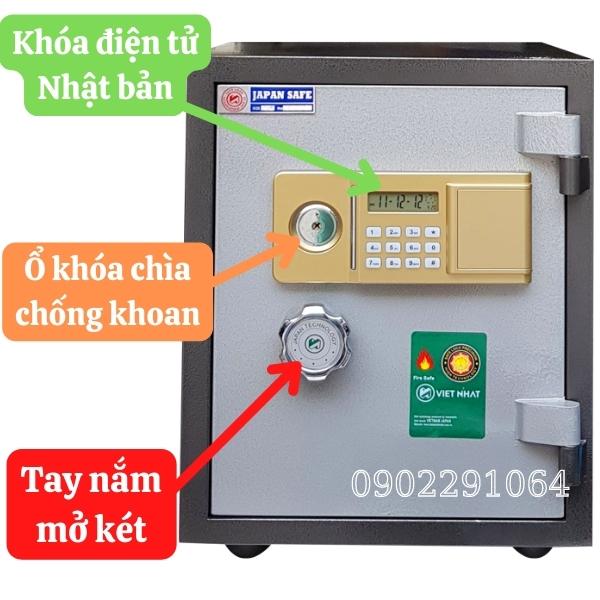 Hình ảnh Két sắt Việt Nhật VN38DT điện tử chống cháy có báo động cho gia đình và văn phòng0