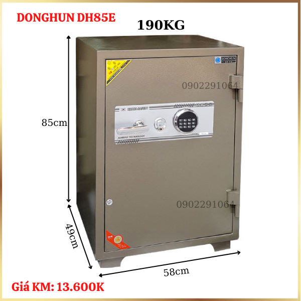 két sắt Hàn Quốc Donghun DH85E điện tử chống cháy