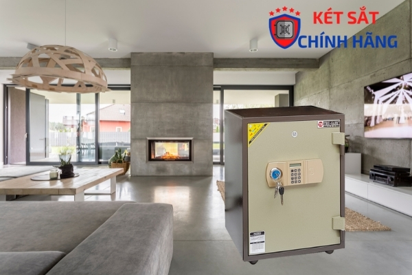Két sắt liên doanh Hàn Quốc tăng thêm phần sang trọng hiện đại cho căn phòng 