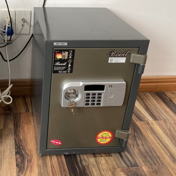 Két sắt nhập khẩu Hàn Quốc Booil BS-T500 điện tử chống cháy