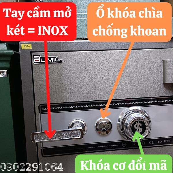 Két sắt BUMIL HÀN QUỐC an toàn hơn với khóa cơ đổi mã