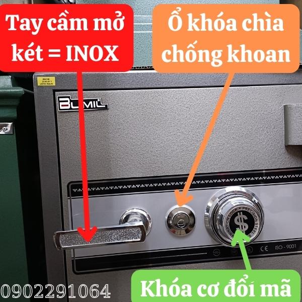 Két sắt BUMIL HÀN QUỐC an toàn hơn với khóa cơ đổi mã