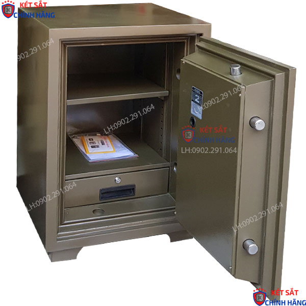 Hình ảnh bên trong dòng két sắt két bạc chính hãng