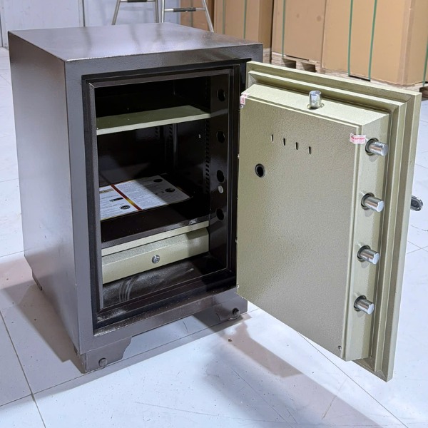 Két sắt Hàn Quốc Th100VTDT vân tay điện tử có nội thất 3 ngăn để được giấy tờ