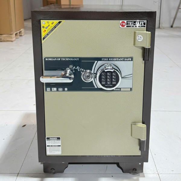 Hình ảnh Két sắt vân tay điện tử hàn quốc Trusafe TH120VTDT chống cháy3