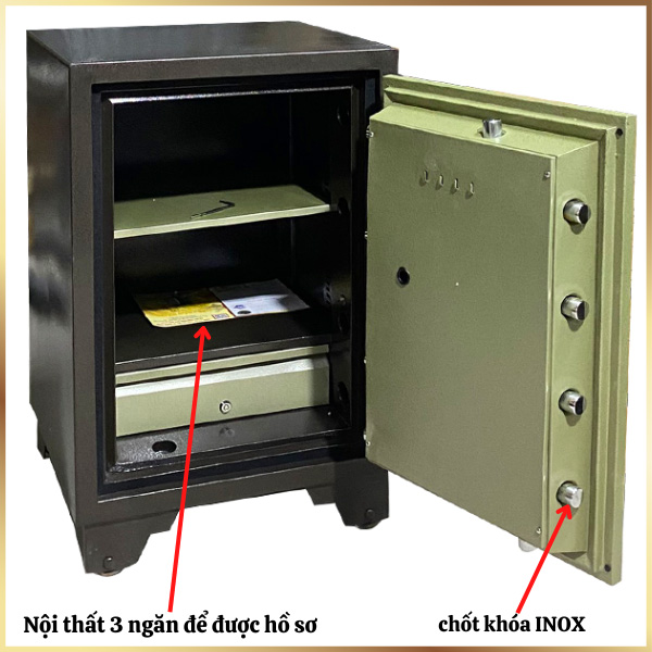 Hình ảnh Két sắt Hàn Quốc Trusafe TH150DM cơ đổi mã ( gia đình văn phòng)1
