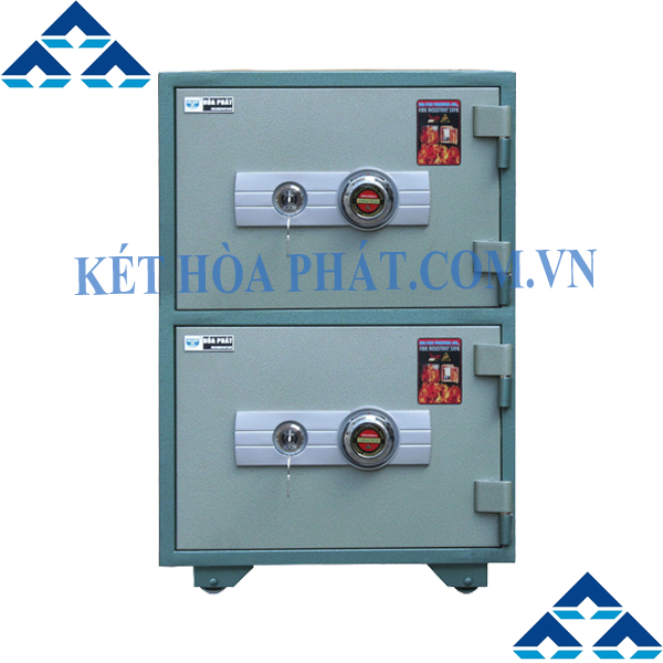 Hình ảnh Két sắt Hòa Phát 2 tầng chống cháy KS50T20