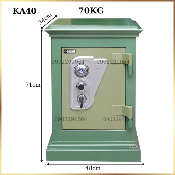 Hình ảnh Két sắt hòa phát KA40 khóa cơ0