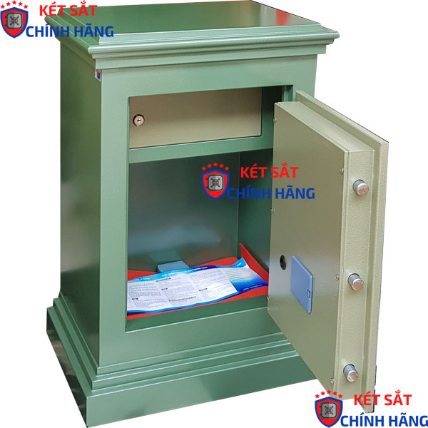 Hình ảnh Két sắt hòa phát KA70DM khóa cơ đổi mã màu xanh1