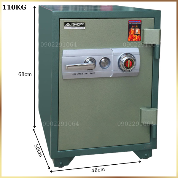 Hình ảnh Két sắt hòa phát KS110K1C1 chống cháy chính hãng0
