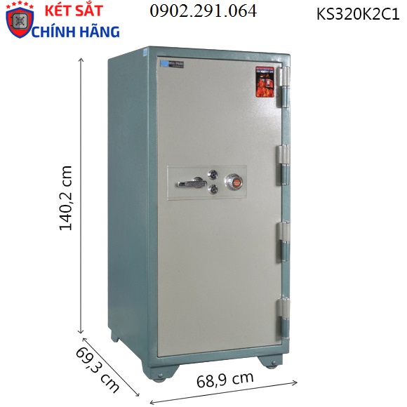 Két sắt Hòa Phát chống cháy cỡ lớn