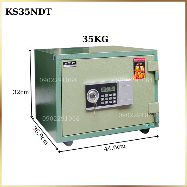 Két sắt hòa phát KS35NDT điện tử chống cháy