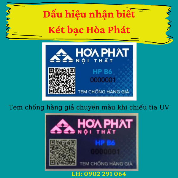 Két sắt Hòa Phát chất lượng tốt có tem chống hàng giả