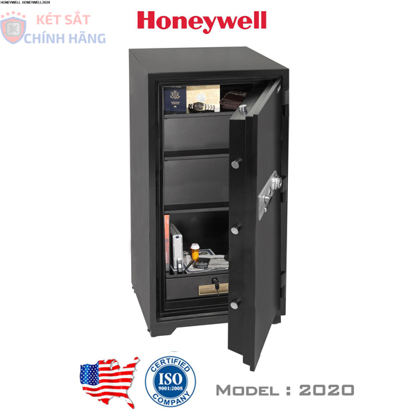 Két sắt chống cháy, chống nước Honeywell 2020 khoá cơ ( Mỹ )