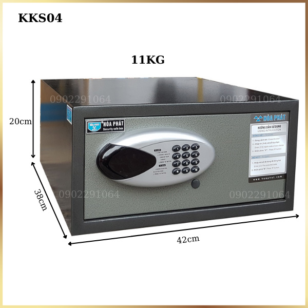 Két sắt mini khách sạn hòa phát KKS04