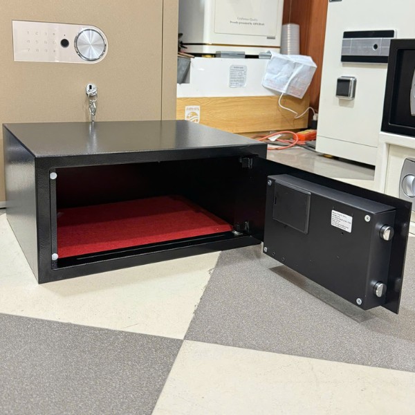 Nội thất Két sắt khách sạn Xuân Hòa KIVA KV-200TG rộng để được LAPTOP 17 inch