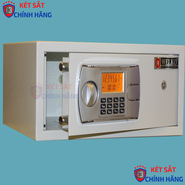 Hình ảnh Két sắt khách sạn welko KS52 trắng0