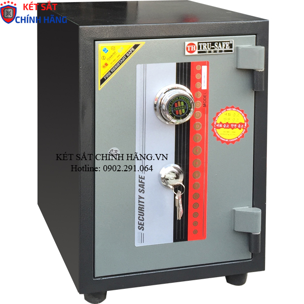 Hình ảnh Két sắt khóa cơ trusafe KS80ĐKC chống cháy0