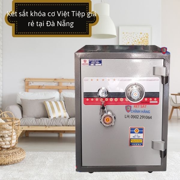 Két sắt Việt Tiệp khóa cơ chống cháy an toàn tại Đà Nẵng 