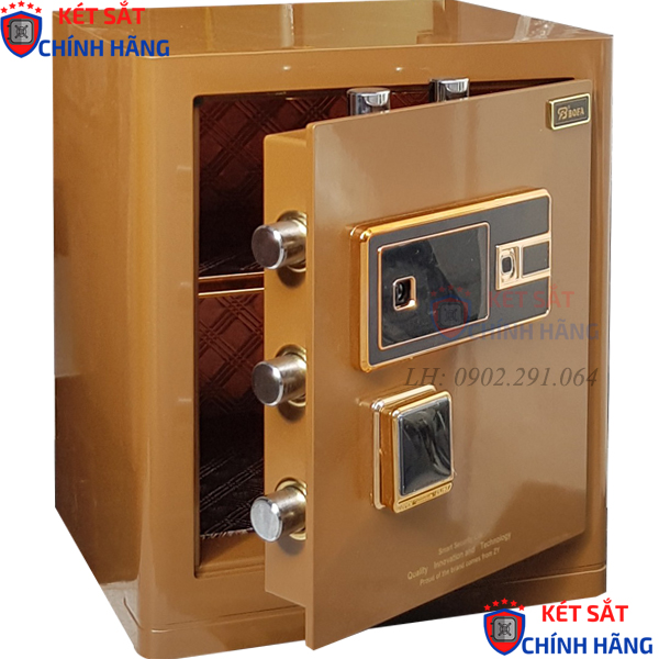 Két sắt khóa vân tay cảm ứng vân tay nhạy bén