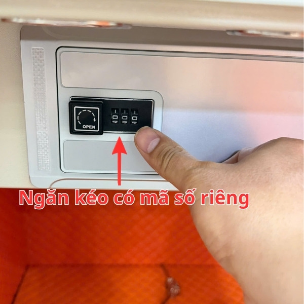 Két sắt KIVA Xuân Hòa FID có ngăn kéo có mã số riêng