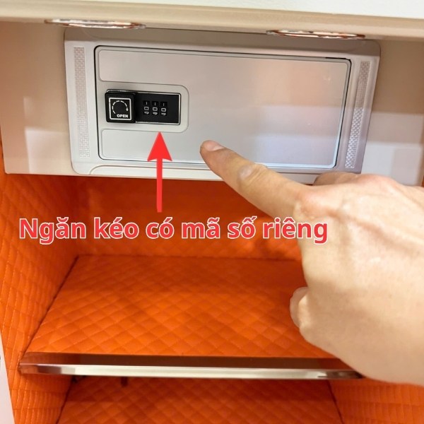 Két sắt KIVA ngăn kéo có mã số riêng